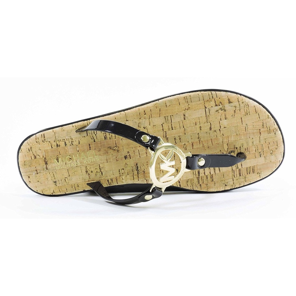 Michael Kors MK charm Jelly And Cork Sandal